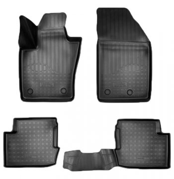 Коврики салонные Noplast (3D) Fiat 500X 334 дорестайлинг (2014-2018)