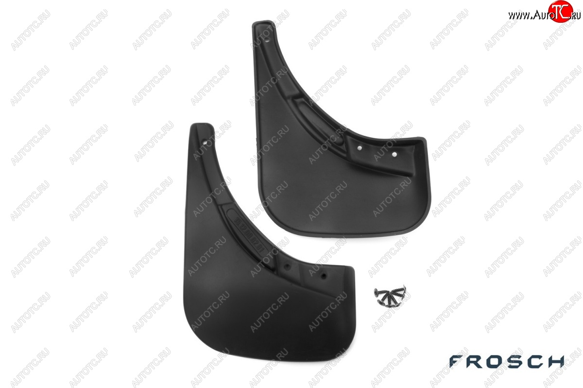 2 379 р. Брызговики задние Frosch Fiat 500 312,FF дорестайлинг хэтчбэк 3 дв. (2007-2015)  с доставкой в г. Майкоп