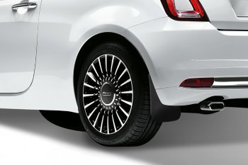 2 379 р. Брызговики задние Frosch Fiat 500 312,FF дорестайлинг хэтчбэк 3 дв. (2007-2015)  с доставкой в г. Майкоп. Увеличить фотографию 2