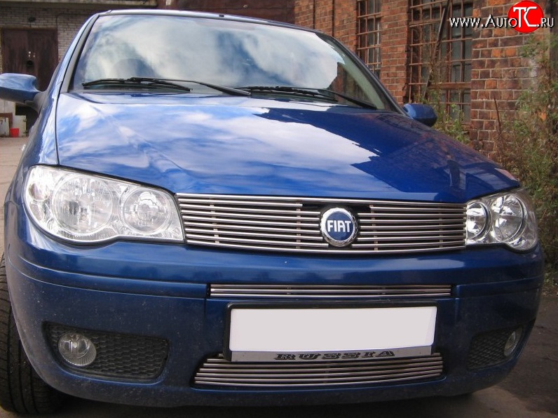 5 299 р. Декоративная вставка воздухозаборника Berkut Fiat Albea 170 седан (2002-2012)  с доставкой в г. Майкоп