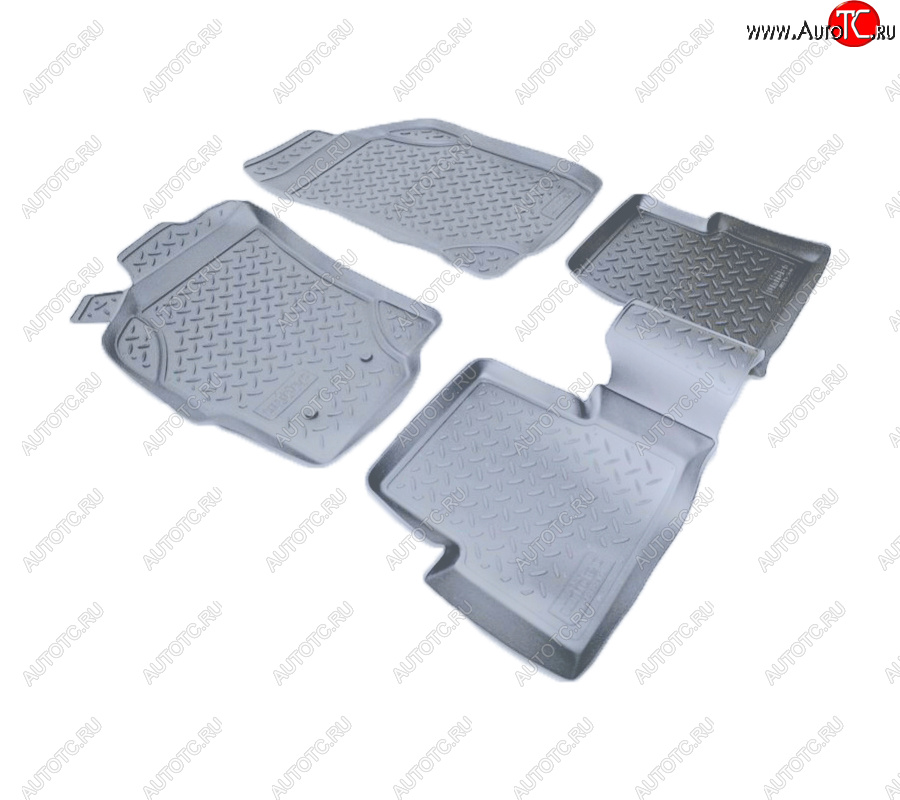 2 759 р. Коврики салона Norplast Unidec  Fiat Albea  170 (2002-2012) седан (Цвет: серый)  с доставкой в г. Майкоп