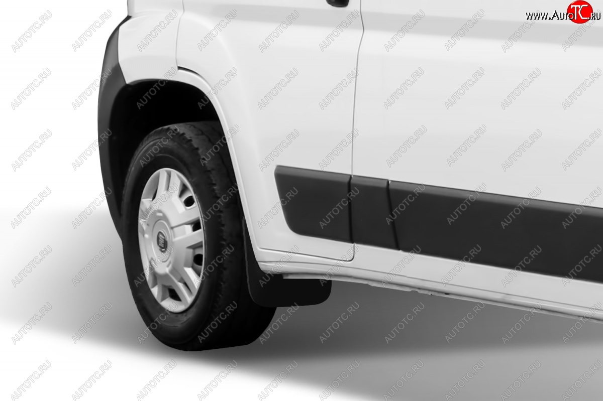 4 799 р. Брызговики передние (установка без подкрылка) Frosch Fiat Ducato 250 (2006-2014)  с доставкой в г. Майкоп