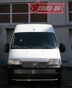 11 564 р. Защита переднего бампера одинарная Souz-96 (d60) Fiat Ducato 250 (2006-2014)  с доставкой в г. Майкоп. Увеличить фотографию 3