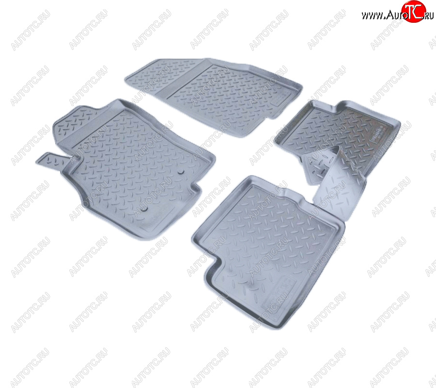 2 899 р. Коврики салона Norplast Unidec  Fiat Grande Punto (2005-2025) (Цвет: серый)  с доставкой в г. Майкоп