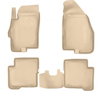 Коврики салона Norplast Unidec Fiat Linea (2007-2016) (Цвет: бежевый)
