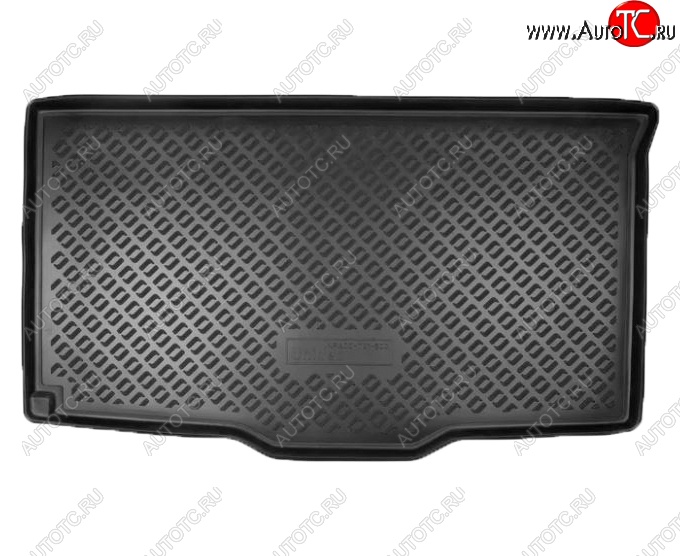 1 649 р. Коврик в багажник Norplast  Fiat Panda  3 319 (2012-2025) (Черный)  с доставкой в г. Майкоп