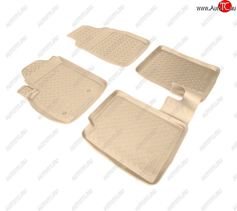 2 759 р. Коврики салона Norplast Unidec  Fiat Panda  2 169 (2003-2011), Great Wall Peri (2007-2010) (Цвет: бежевый)  с доставкой в г. Майкоп