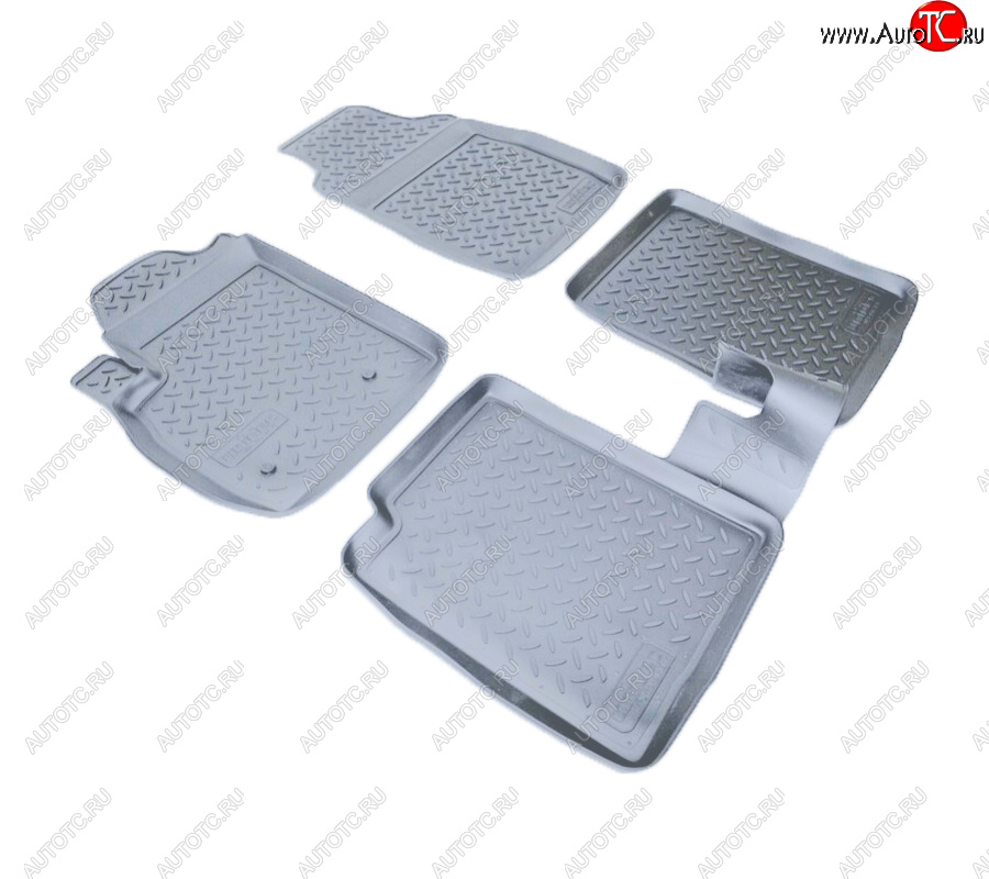 2 759 р. Коврики салона Norplast Unidec  Fiat Panda  2 169 (2003-2011), Great Wall Peri (2007-2010) (Цвет: серый)  с доставкой в г. Майкоп