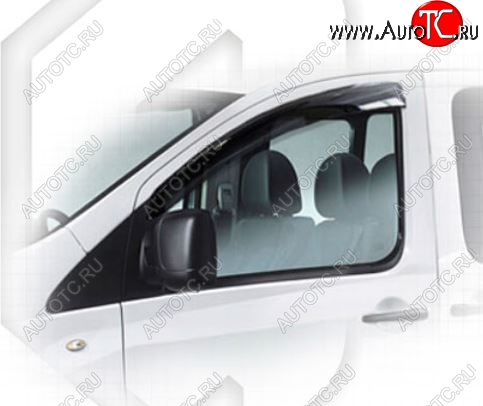 1 899 р. Дефлектора окон CA-Plastiс  Fiat Scudo (2007-2016) (Classic полупрозрачный, Без хром.молдинга)  с доставкой в г. Майкоп