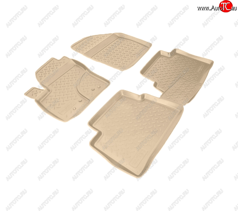 2 759 р. Коврики салона Norplast Unidec Ford C-max Mk1 рестайлинг (2007-2010) (Цвет: бежевый)  с доставкой в г. Майкоп