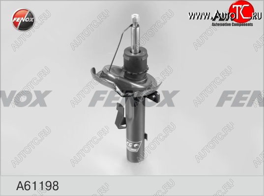 4 399 р. Левый амортизатор передний (газ/масло) FENOX Volvo C30 хэтчбэк 3 дв.  дорестайлинг (2006-2009)  с доставкой в г. Майкоп