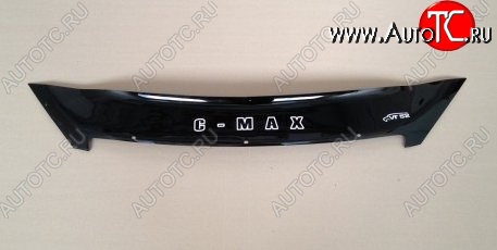 999 р. Дефлектор капота (рестайлинг) Russtal (короткая) Ford C-max Mk1 рестайлинг (2007-2010)  с доставкой в г. Майкоп
