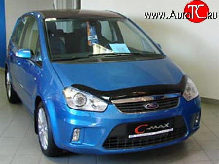 2 069 р. Дефлектор капота NovLine Ford C-max Mk2 дорестайлинг (2010-2015)  с доставкой в г. Майкоп