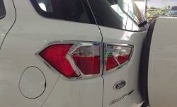 4 749 р. Накладки на фонари СТ Ford EcoSport дорестайлинг (2013-2019) (Неокрашенные)  с доставкой в г. Майкоп. Увеличить фотографию 2