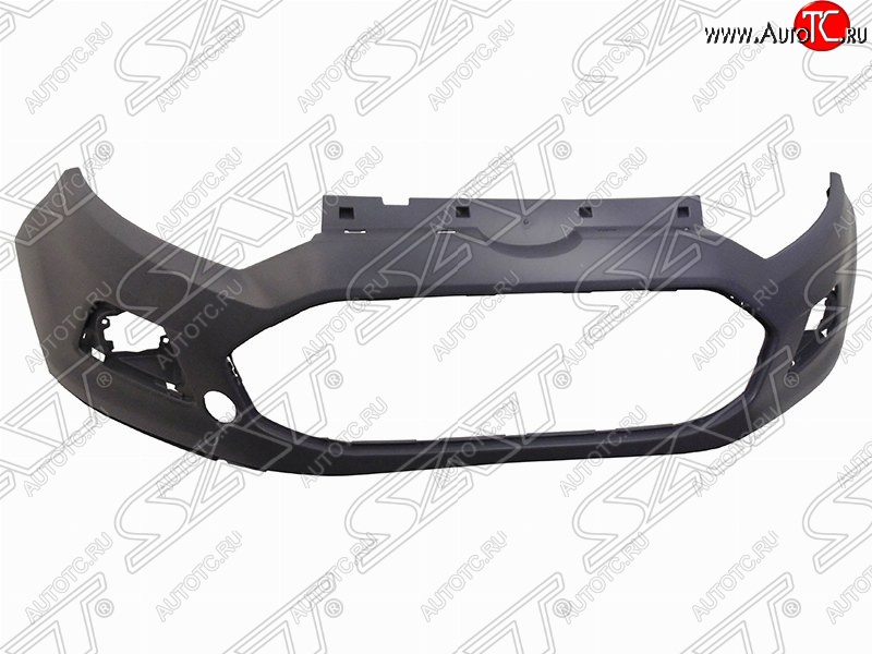 4 199 р. Передний бампер SAT Ford EcoSport дорестайлинг (2013-2019) (Неокрашенный)  с доставкой в г. Майкоп