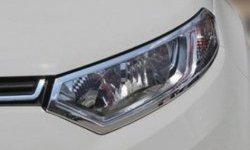 4 749 р. Накладки на фары СТ Ford EcoSport дорестайлинг (2013-2019) (Неокрашенные)  с доставкой в г. Майкоп. Увеличить фотографию 2