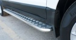 24 649 р. Широкая защита порогов SLITKOFF Ford EcoSport дорестайлинг (2013-2019)  с доставкой в г. Майкоп. Увеличить фотографию 2