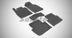 Износостойкие коврики в салон с высоким бортом SeiNtex Premium 4 шт. (резина) Ford EcoSport (2013-2019) дорестайлинг