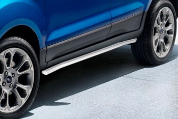 Защита порогов Slitkoff (d57 мм) Ford EcoSport B515 рестайлинг (2017-2019)