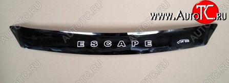 999 р. Дефлектор капота Russtal (короткий) Ford Escape 3 дорестайлинг (2012-2016)  с доставкой в г. Майкоп