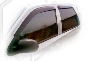 1 999 р. Дефлектора окон CA-Plastiс Ford Escape 1 рестайлинг (2004-2007) (серия Classic полупрозрачный, Без хром.молдинга)  с доставкой в г. Майкоп. Увеличить фотографию 2
