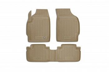 Комплект ковриков салона Element (полиуретан) Ford Escape 2 (2008-2012) (Бежевый)