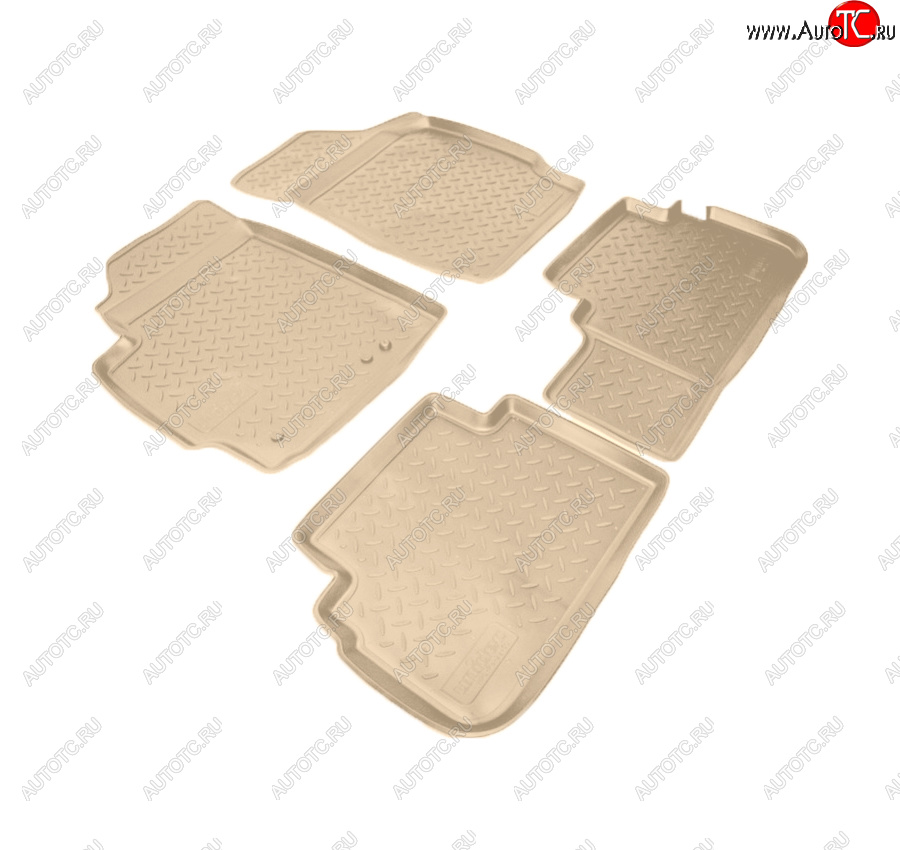 3 069 р. Коврики салона Norplast Unidec  Ford Escape  2 (2008-2012) (Цвет: бежевый)  с доставкой в г. Майкоп