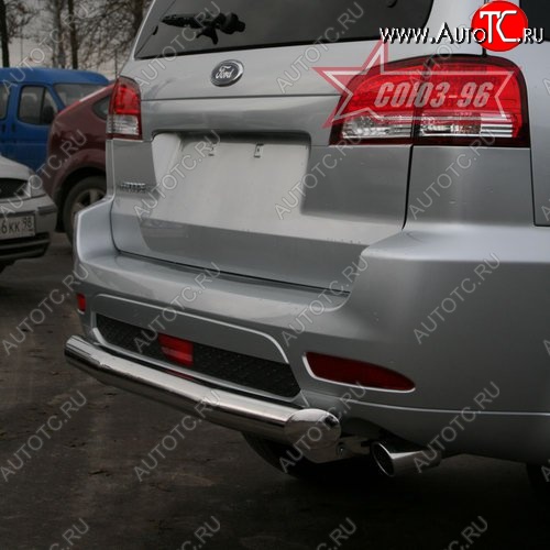 13 229 р. Защита заднего бампера Souz-96 (d76) Ford Escape 2 (2008-2012)  с доставкой в г. Майкоп