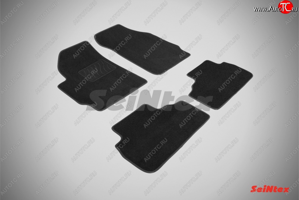 2 999 р. Износостойкие коврики в салон SeiNtex Premium LUX 4 шт. (ворсовые) Ford Escape 2 (2008-2012)  с доставкой в г. Майкоп