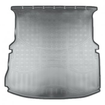Коврик багажника Norplast Unidec (сложенный 3-й ряд) Ford Explorer  U502 (2010-2019) дорестайлинг, 1-ый рестайлинг, 5 дв., 2-ой рестайлинг, 5 дв. (Цвет: серый)