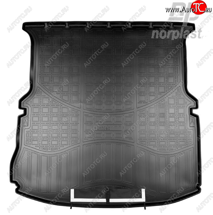 3 399 р. Коврик багажника Norplast (сложенный 3 ряд)  Ford Explorer  U502 (2010-2019) дорестайлинг, 1-ый рестайлинг, 5 дв., 2-ой рестайлинг, 5 дв. (Черный, с погрузочным ковриком (фартуком))  с доставкой в г. Майкоп