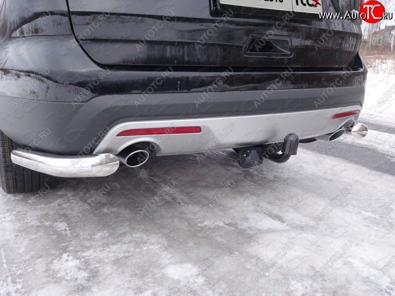 12 699 р. Фаркоп (тягово-сцепное устройство) TCC  Ford Explorer  U502 (2015-2019) 1-ый рестайлинг, 5 дв., 2-ой рестайлинг, 5 дв. (Оцинкованный, шар A )  с доставкой в г. Майкоп