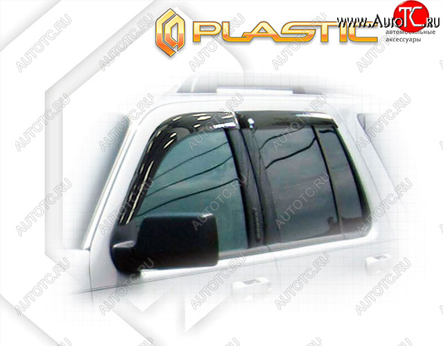 2 099 р. Дефлектора окон CA-Plastiс Ford Explorer U251 5 дв. (2006-2010) (Classic полупрозрачный, Без хром.молдинга)  с доставкой в г. Майкоп