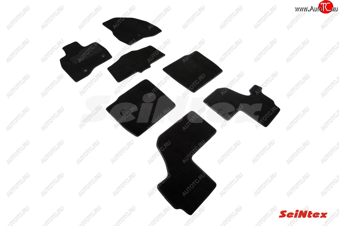 3 399 р. Текстильные коврики в салон V 15 (V3,5) SEINTEX LUX Ford Explorer U502 дорестайлинг (2010-2016)  с доставкой в г. Майкоп