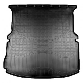 Коврик в багажник Norplast Unidec (со сложенным 3-им рядом) Ford Explorer  U502 (2010-2016) дорестайлинг (Цвет: черный)
