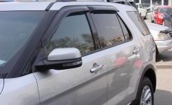 Дефлекторы окон (ветровики) Novline 4 шт. Ford Explorer U502 дорестайлинг (2010-2016)