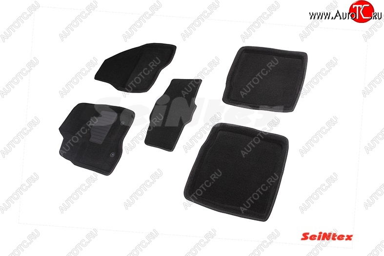 5 699 р. Комплект ковриков в салон 3D с текстильным покрытием Seintex Ford Explorer U502 дорестайлинг (2010-2016)  с доставкой в г. Майкоп