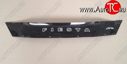 999 р. Дефлектор капота Russtal (короткий) Ford Fiesta 6 хэтчбэк 3 дв. рестайлинг (2012-2019)  с доставкой в г. Майкоп