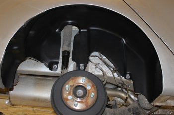 61 р. Левый подкрылок задний TOTEM Ford Fiesta 6 хэтчбэк 3 дв. рестайлинг (2012-2019)  с доставкой в г. Майкоп. Увеличить фотографию 3