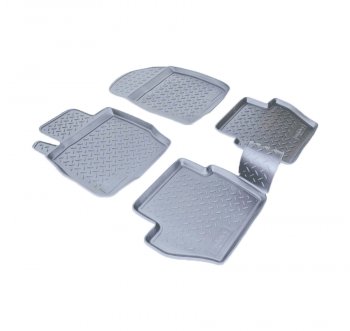 Коврики салона Norplast Unidec Ford Fiesta  6 (2008-2012) хэтчбэк 5 дв. дорестайлинг (Цвет: серый)