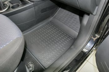 2 399 р. Комплект ковриков салона Element (полиуретан) Ford Fiesta 5 хэтчбэк 5 дв. дорестайлинг (2001-2005)  с доставкой в г. Майкоп. Увеличить фотографию 4
