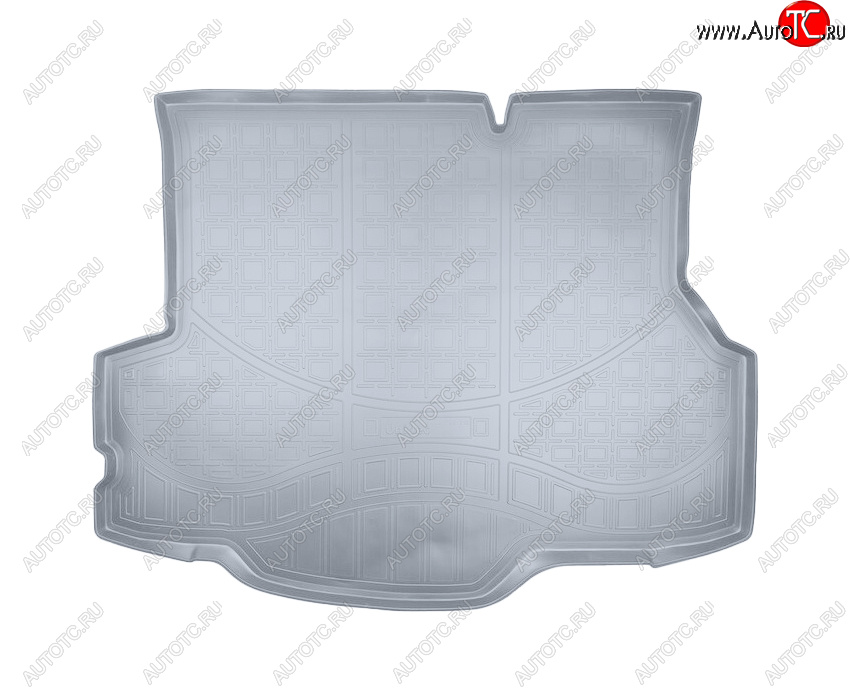 2 299 р. Коврик багажника Norplast Unidec  Ford Fiesta  6 (2012-2019) седан рестайлинг (Цвет: серый)  с доставкой в г. Майкоп