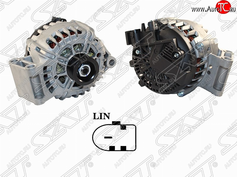 14 749 р. Генератор SAT (14V, 120A) Ford Fiesta 6 седан рестайлинг (2012-2019)  с доставкой в г. Майкоп