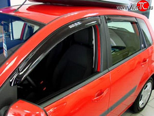999 р. Комплект дефлекторов окон (ветровиков) 4 шт. (5 дверей) Russtal Ford Fiesta 5 хэтчбэк 5 дв. рестайлинг (2005-2008)  с доставкой в г. Майкоп