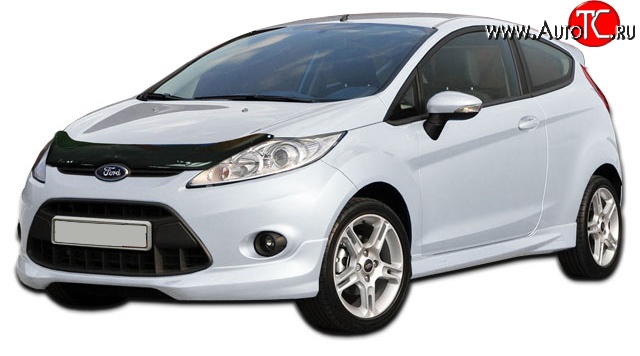 2 024 р. Дефлектор капота NovLine Ford Fiesta 6 хэтчбэк 5 дв. дорестайлинг (2008-2012)  с доставкой в г. Майкоп