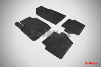 Износостойкие резиновые коврики в салон Сетка Seintex Ford Fiesta  6 (2008-2012) хэтчбэк 5 дв. дорестайлинг