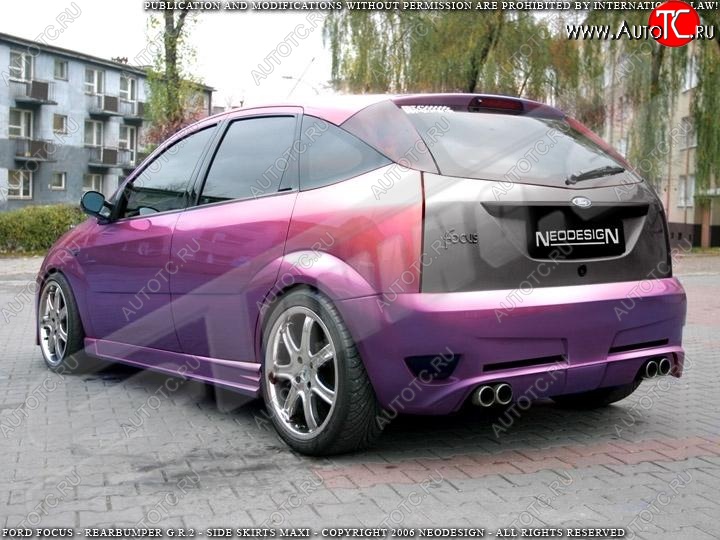 28 999 р. Задний бампер Neodesign Ford Focus 1 хэтчбэк 5 дв. дорестайлинг (1998-2002)  с доставкой в г. Майкоп