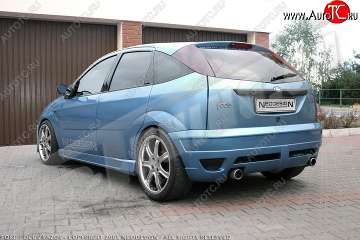 28 999 р. Задний бампер ST1 Ford Focus 1 хэтчбэк 5 дв. дорестайлинг (1998-2002)  с доставкой в г. Майкоп