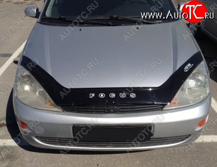 999 р. Дефлектор капота Russtal (длинный) Ford Focus 1 универсал дорестайлинг (1998-2002)  с доставкой в г. Майкоп