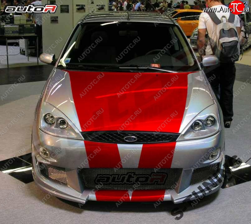 28 999 р. Передний бампер Auto-R Ford Focus 1 хэтчбэк 3 дв. дорестайлинг (1998-2002)  с доставкой в г. Майкоп